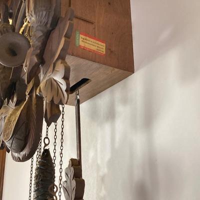 LOT 244: Cuendet Musical Movement Cuckoo Clock "Die Muhle Im Schwarzwald Holzhackerub'n Marsch 3695-96"