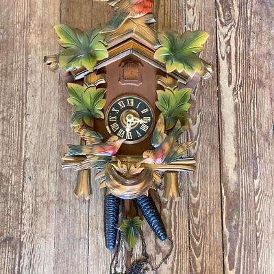 LOT 245: Vintage Regula Made in Germany Cuckoo Clock