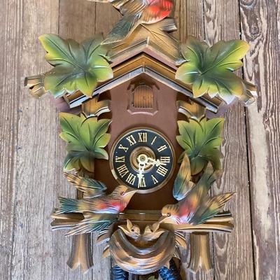 LOT 245: Vintage Regula Made in Germany Cuckoo Clock