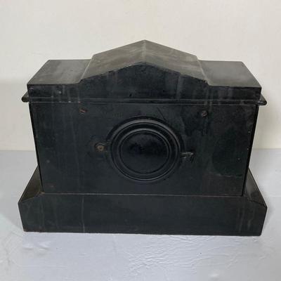 LOT 246: Antique Ansonia Mantle Clock with Key