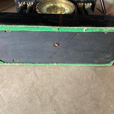 LOT 246: Antique Ansonia Mantle Clock with Key
