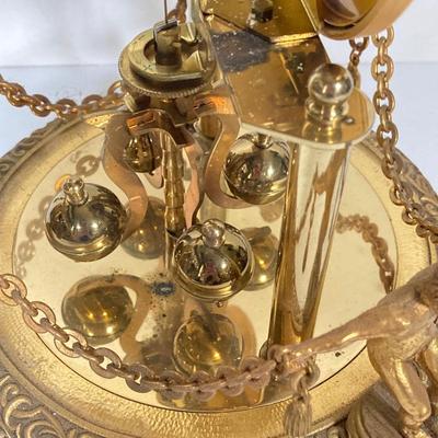 LOT 247: Vintage Kern Suhne Anniversary Figural Clock
