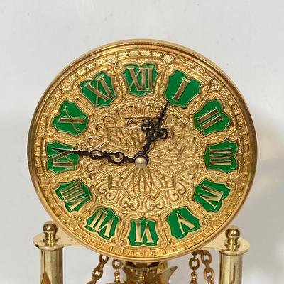 LOT 247: Vintage Kern Suhne Anniversary Figural Clock