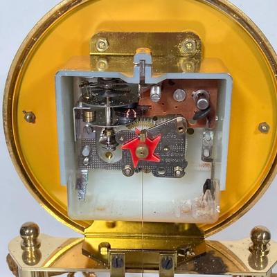 LOT 247: Vintage Kern Suhne Anniversary Figural Clock