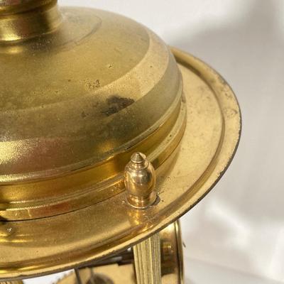 LOT 248: Vintage Jahresuhren-Fabrik GmbH Germany with Double Elephant Symbol Anniversary Dome Clock