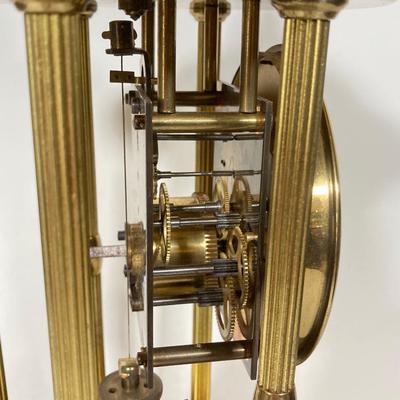 LOT 248: Vintage Jahresuhren-Fabrik GmbH Germany with Double Elephant Symbol Anniversary Dome Clock