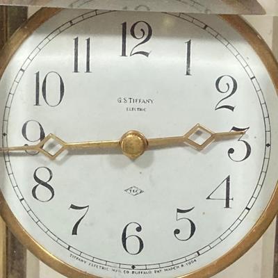 LOT 249: Vintage / Antique Tiffany Electric Manufacturing Co G.S. Tiffany Electric Clock