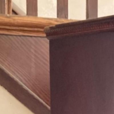 LOT 250: Vintage Wooden Granddaughter Clock with Keys