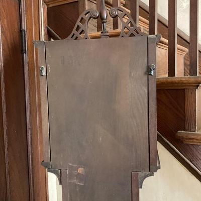 LOT 250: Vintage Wooden Granddaughter Clock with Keys