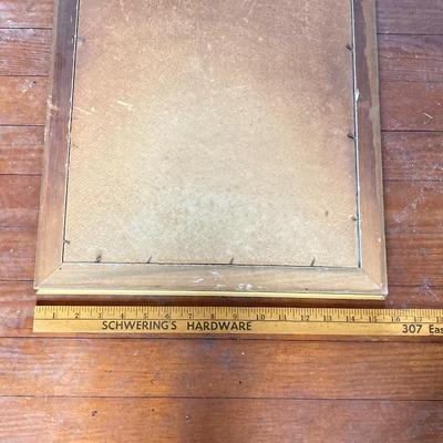 LOT 251: Vintage Framed Asian Rice Paper Painting