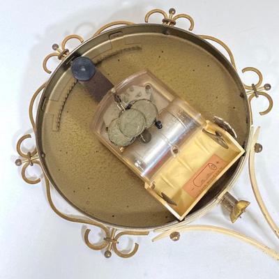 LOT 252: Vintage Schatz Elexacta Made in Germany Queen Anne Swinging Pendulum Wall Clock