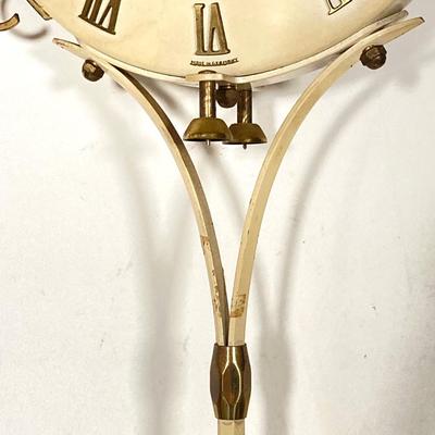 LOT 252: Vintage Schatz Elexacta Made in Germany Queen Anne Swinging Pendulum Wall Clock