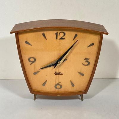LOT 253: Mid-Century Modern Made in Germany Kundo Electronic Table / Desk Clock (Kieninger & Obergfell)