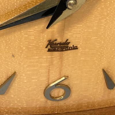 LOT 253: Mid-Century Modern Made in Germany Kundo Electronic Table / Desk Clock (Kieninger & Obergfell)