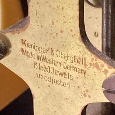 LOT 253: Mid-Century Modern Made in Germany Kundo Electronic Table / Desk Clock (Kieninger & Obergfell)