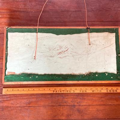 LOT 254: Vintage Framed Replica Pistol Display (Two Halves)