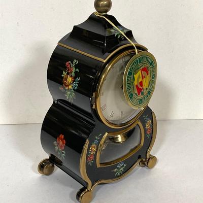 LOT 255: Schatz Triberg Black Forest Wall / Table Clock in Original Box