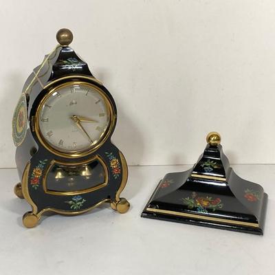 LOT 255: Schatz Triberg Black Forest Wall / Table Clock in Original Box