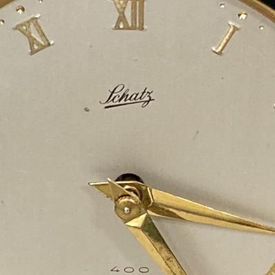 LOT 255: Schatz Triberg Black Forest Wall / Table Clock in Original Box