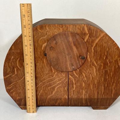 LOT 257: Pair of MCM Mantle / Table Clocks - Peter and More