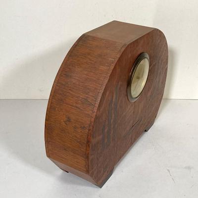 LOT 257: Pair of MCM Mantle / Table Clocks - Peter and More