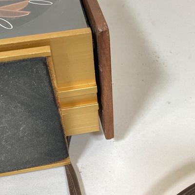 LOT 257: Pair of MCM Mantle / Table Clocks - Peter and More