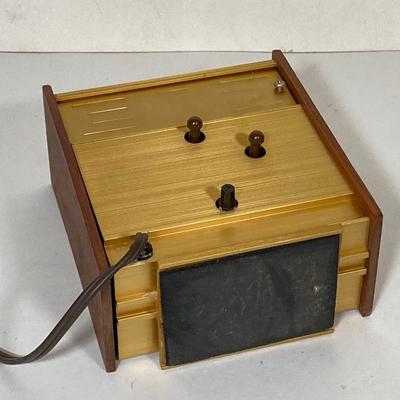 LOT 257: Pair of MCM Mantle / Table Clocks - Peter and More