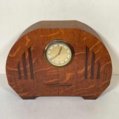 LOT 257: Pair of MCM Mantle / Table Clocks - Peter and More