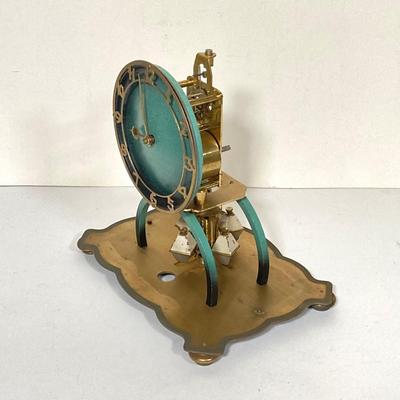 LOT 260: Vintage Euramca Trading Corp. Mantle / Table Clock
