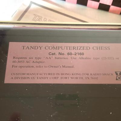 LOT 262: Chess Collection - Vintage, Miniature, Travel, Tandy Electronic and Books