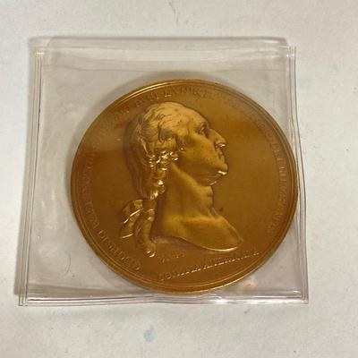 LOT 263: Collection of Seven George Washington Commemorative Tokens / Medals