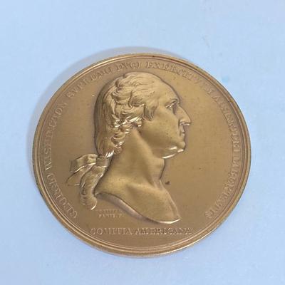 LOT 263: Collection of Seven George Washington Commemorative Tokens / Medals