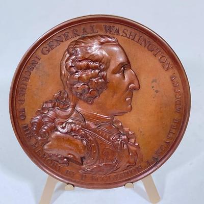 LOT 263: Collection of Seven George Washington Commemorative Tokens / Medals