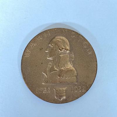 LOT 263: Collection of Seven George Washington Commemorative Tokens / Medals