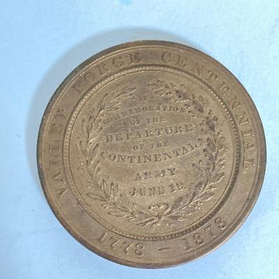 LOT 263: Collection of Seven George Washington Commemorative Tokens / Medals