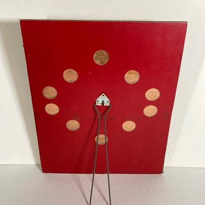 LOT 264: Vintage Historic Customhouse Series - Treasury U.S. Customs Service Coins with Display Board