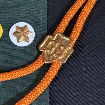 LOT 273: Vintage Scouting Sash w/Badges, Books, Scarf etc., Junior Scholastic Magazines & American Red Cross Canoeing & First-Aid...