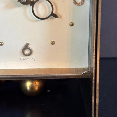 LOT 276: Vintage Art Deco Kundo Alarm Clock, Brass Semco 7 Jewels Travel Alarm Clock, Mid- Century Wind-Up Clock-Thermometer-Hydrometer...