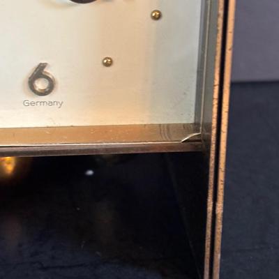 LOT 276: Vintage Art Deco Kundo Alarm Clock, Brass Semco 7 Jewels Travel Alarm Clock, Mid- Century Wind-Up Clock-Thermometer-Hydrometer...