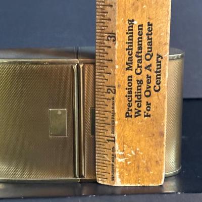 LOT 276: Vintage Art Deco Kundo Alarm Clock, Brass Semco 7 Jewels Travel Alarm Clock, Mid- Century Wind-Up Clock-Thermometer-Hydrometer...