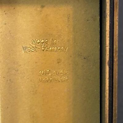 LOT 276: Vintage Art Deco Kundo Alarm Clock, Brass Semco 7 Jewels Travel Alarm Clock, Mid- Century Wind-Up Clock-Thermometer-Hydrometer...