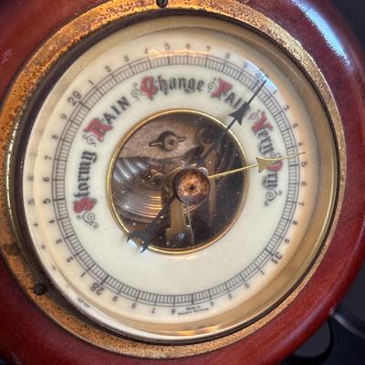 LOT 277: Collection of 4 Wooden Barometers