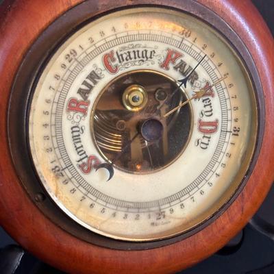 LOT 277: Collection of 4 Wooden Barometers