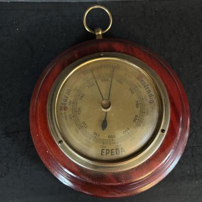 LOT 277: Collection of 4 Wooden Barometers