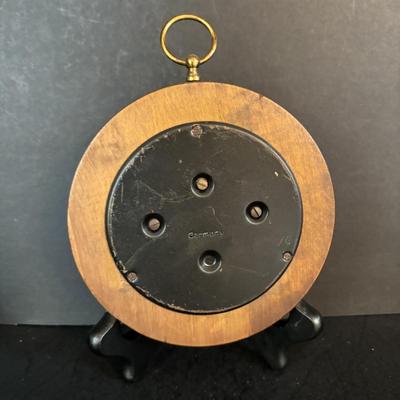 LOT 278: Collection of 4 Vintage Wooden Barometers