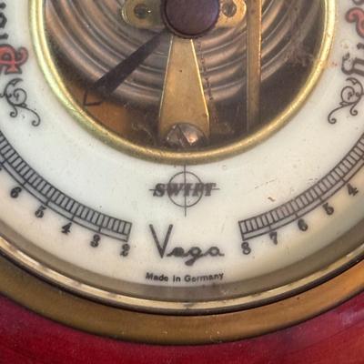 LOT 278: Collection of 4 Vintage Wooden Barometers