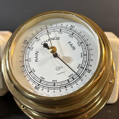 LOT 283: New/Old Stock: Barigo Compensated Brass Barometers in Original Packaging