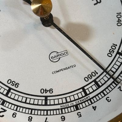 LOT 283: New/Old Stock: Barigo Compensated Brass Barometers in Original Packaging