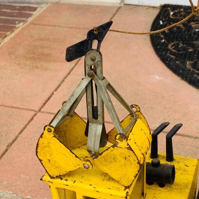 LOT 303: Set of Two (2) Vintage Tonka Toy Construction Vehicles- Dump Truck and Crane