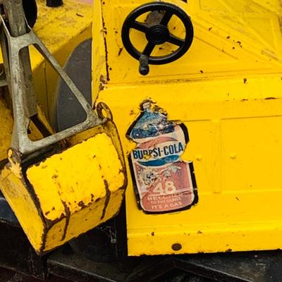 LOT 303: Set of Two (2) Vintage Tonka Toy Construction Vehicles- Dump Truck and Crane